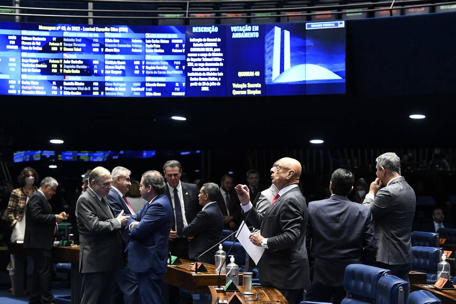 Plenário do Senado Federal, em Brasília