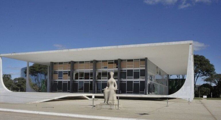 Sede do Supremo Tribunal Federal (STF) na Praça dos Três Poderes, em Brasília