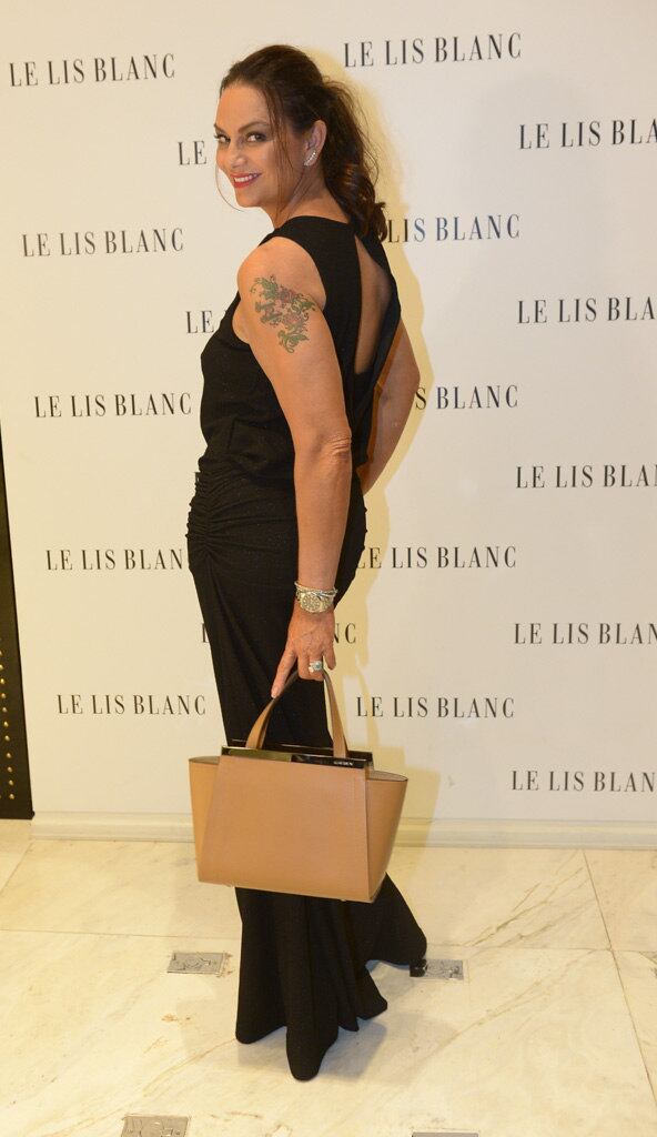 Luiza Brunet estava entre os famosos no evento