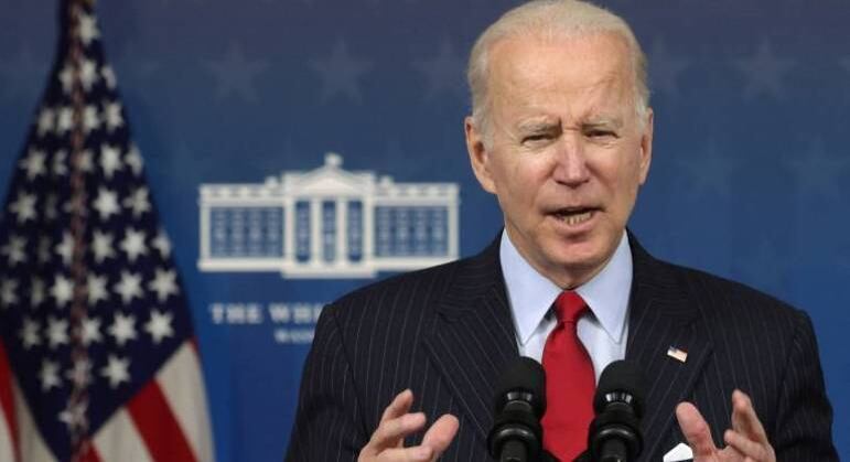 O presidente dos EUA, Joe Biden, fala sobre economia durante um evento em Washington