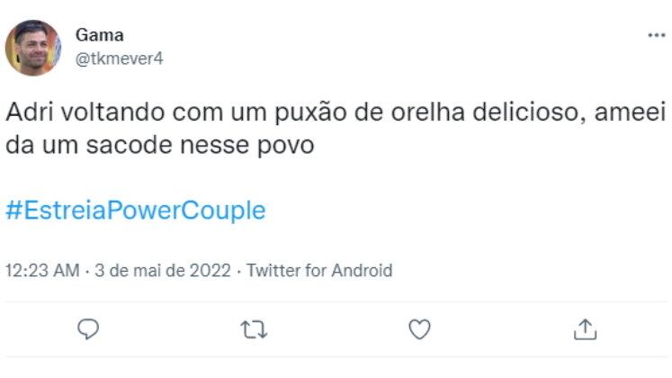 A apresentadora levou os internautas à loucura e mostrou quem manda no jogo 