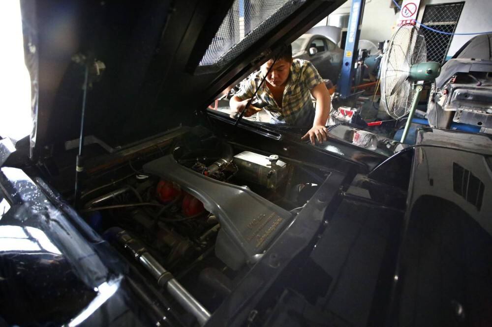 Com os três Lamborghinis Diablos, os jovens chineses chamaram a atenção de muitos fanáticos