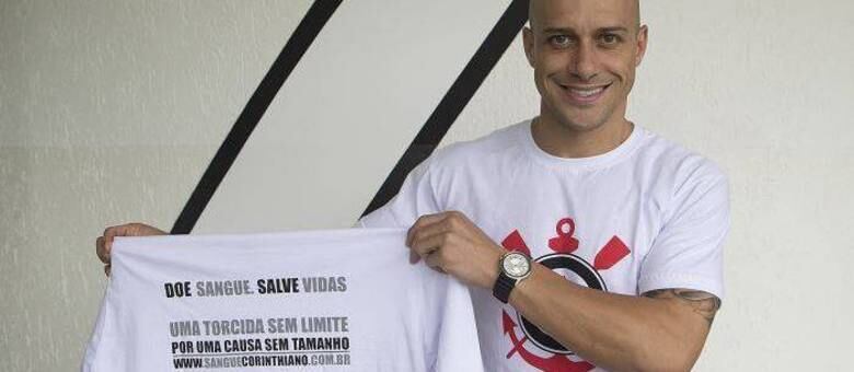 Alessandro estará presente na campanha de doação de sangue