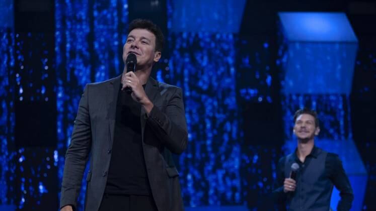 Faro também desafiou os jurados a cantarem o refrão do clássico Galopeira. Adriana Farias conseguiu 42 segundos, enquanto Bruno Sutter, 12
