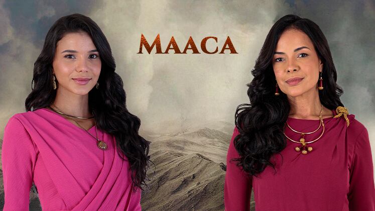 Interpretada por Jakelyne Oliveira até a sétima temporada, Maaca agora é vivida por Michelle Martins. A personagem é mãe de Absalão (Ricky Tavares) e Tamar (Esther de Oliveira) e também sofrerá as consequências do pecado de Davi (Petrônio Gontijo)
