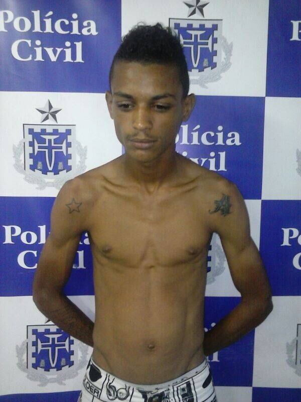 Hebert da Silva Santos, de 18 anos, foi preso em flagrante