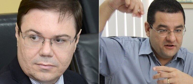 Procurador geral adjunto de Justiça do RN, Jovino Pereira Sobrinho; e o promotor Wendell Beetoven Ribeiro Agra