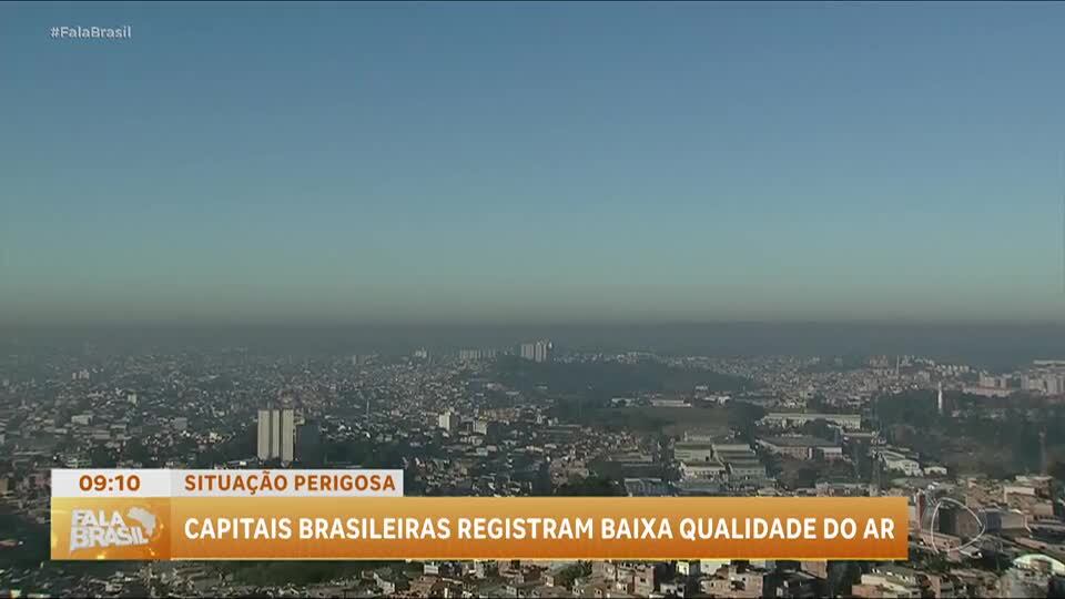 Qualidade do ar em quatro capitais brasileiras é considerada perigosa