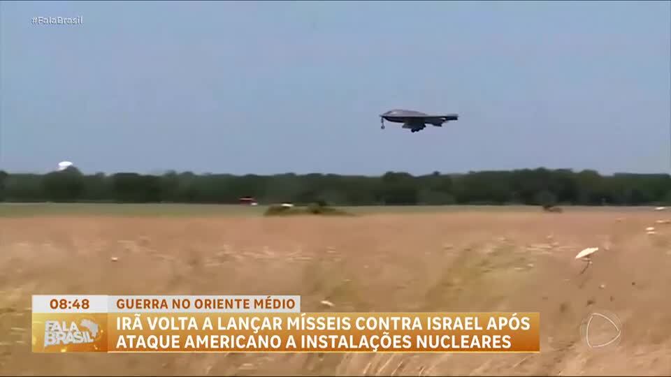 Irã volta a lançar mísseis contra Israel após ataque americano a instalações nucleares