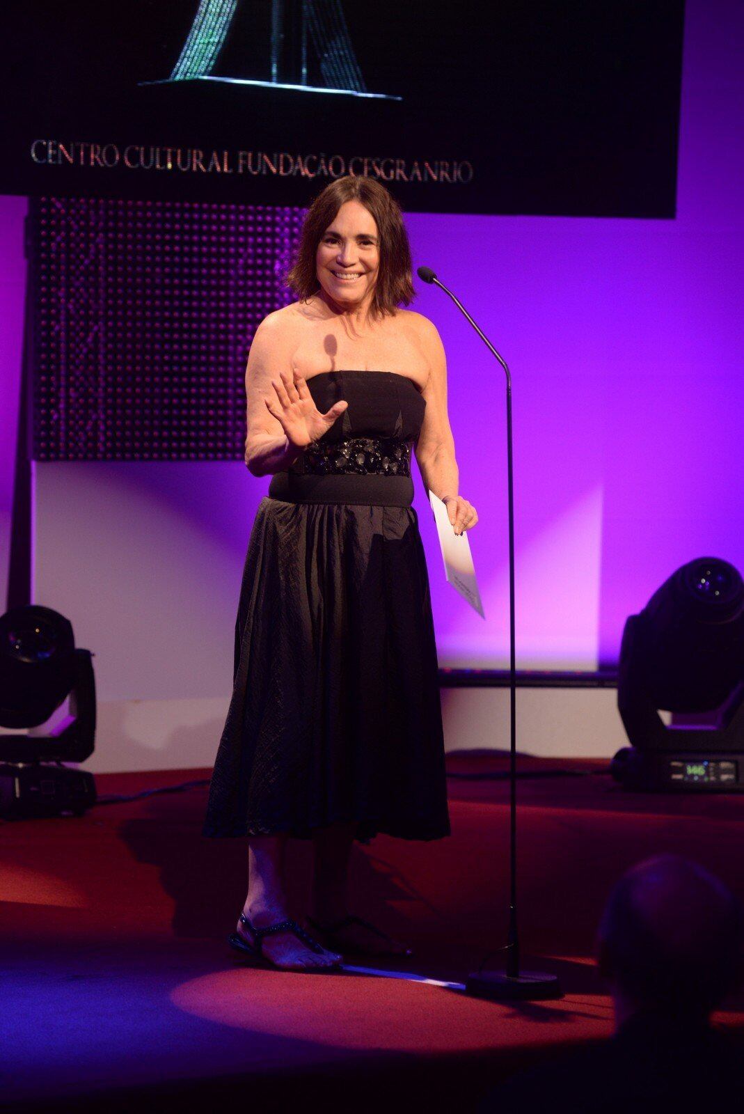 Regina Duarte também marcou presença