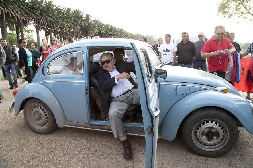 Mujica (foto) teve dificuldades para ligar o carro depois de votar