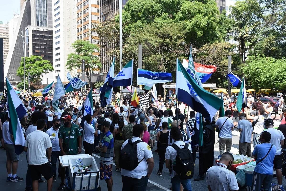 Atos contra Bolsonaro na Avenida Paulista