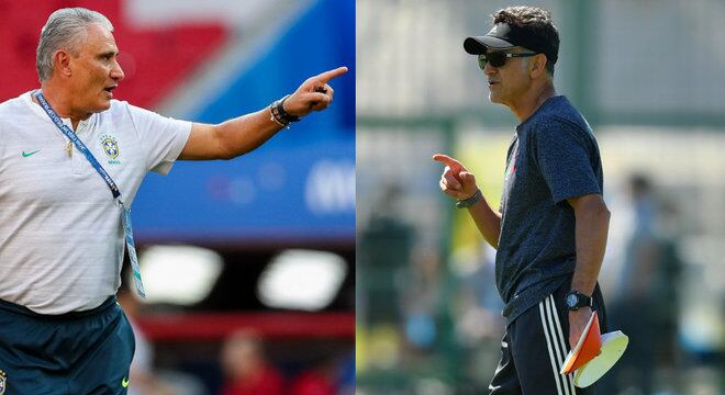 Tite e Osorio se enfrentam pela 2ª vez nesta segunda, nas oitavas da Copa de 2018