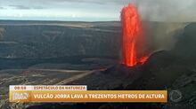Vulcão Kilauea entra em erupção e lava atinge 300 metros de altura; veja espetáculo