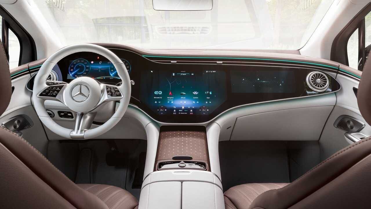 Interior do EQE 300 SUV