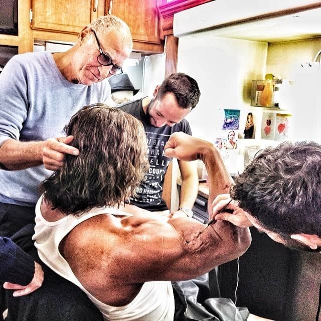 Para viver Hércules, The Rock não precisou ganhar muito peso. Ele já é conhecido por seus músculos e sempre foi bombado