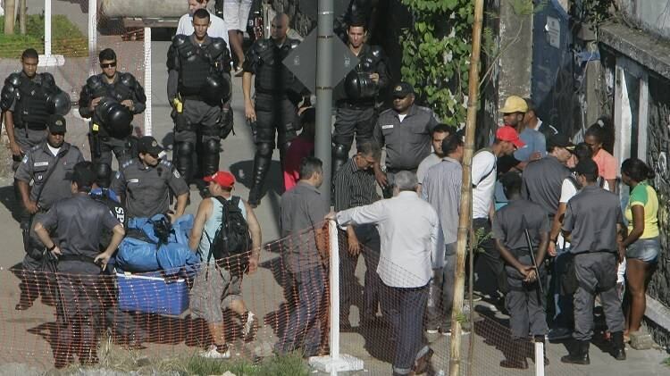 A maioria dos ocupantes teria ocupado o prédio da Telerj, que foi desocupado há cerca de um ano