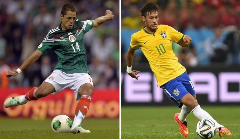 Apesar de não viver grande fase, o atacante Chicharito Hernández vai requerer atenção especial da defesa brasileira. Tendo Neymar como concorrente na briga pelo posto de grande atacante do jogo, o mexicano foi reserva na vitória por 1 a 0 sobre Camarões, mas terá uma grande chance de relembrar os torcedores de seu país o motivo pelo qual o poderoso Manchester United resolveu investir nele