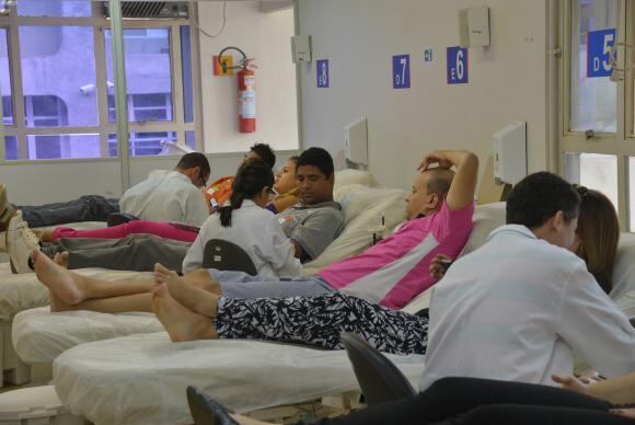 Em 2015, foram feitas 3,7 milhões de coletas de bolsa de sangue no País