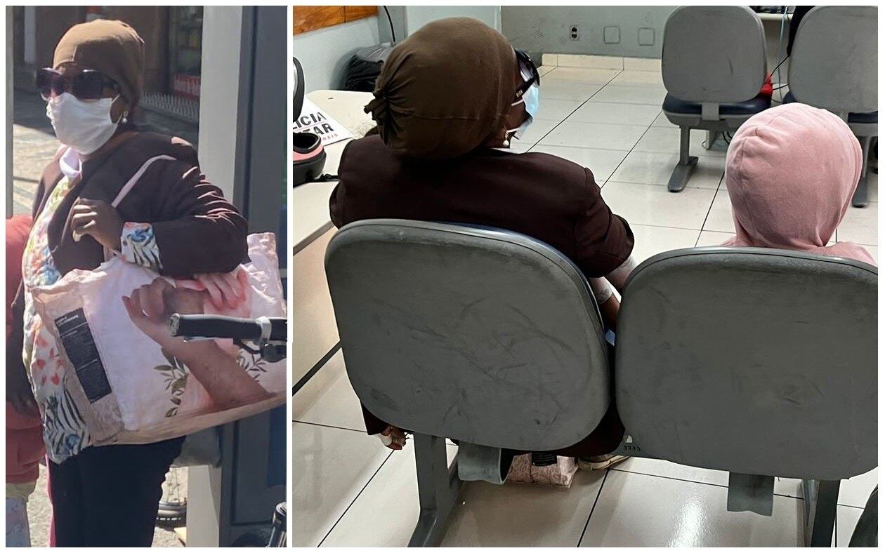 Terezinha foi presa em um ponto de ônibus com duas crianças, em BH