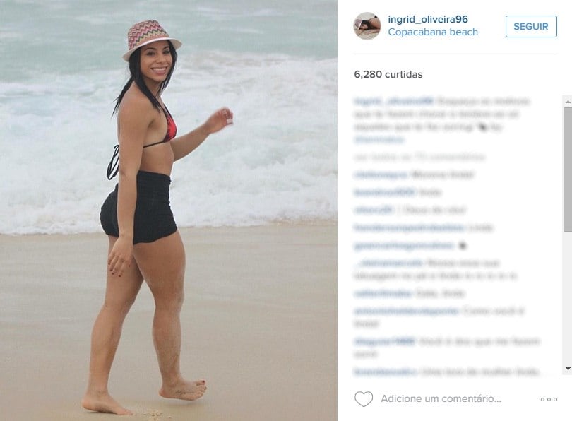 As fotos compartilhadas deixaram os fãs de Ingrid ainda mais apaixonados