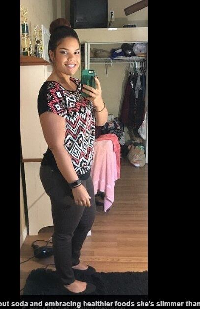 Ela
começou a fazer exercícios diariamente e, agora, come vegetais e proteínas