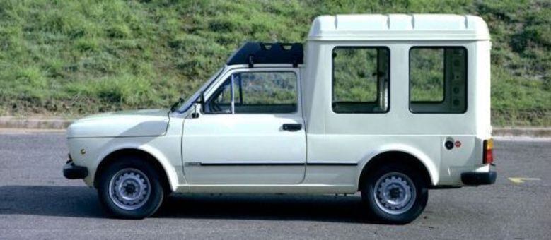 Fiorino Vetrato ou Settegiorini, versões com "janelas" para o furgão oferecidas nos anos 1980