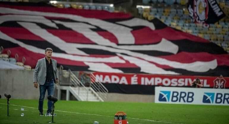 Renato Gaúcho, que vinha invicto no Flamengo, teve a primeira derrota