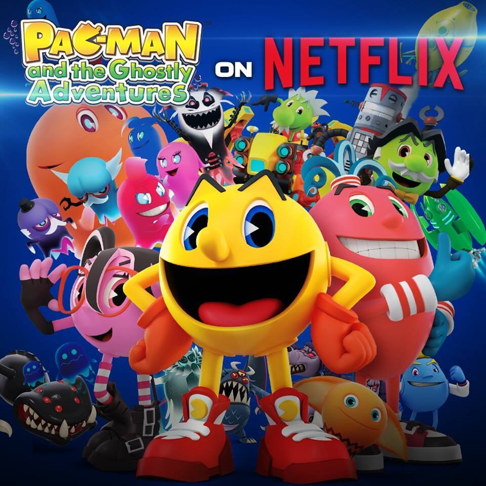 Pac-Man até mesmo ganhou uma série de desenho animado por conta de sua grande popularidade. O desenho infantil está disponível no Netflix