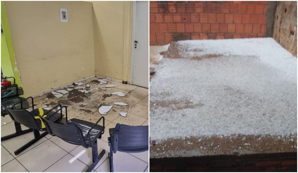 Pacientes de uma unidade de saúde atingida precisaram ser transferidos