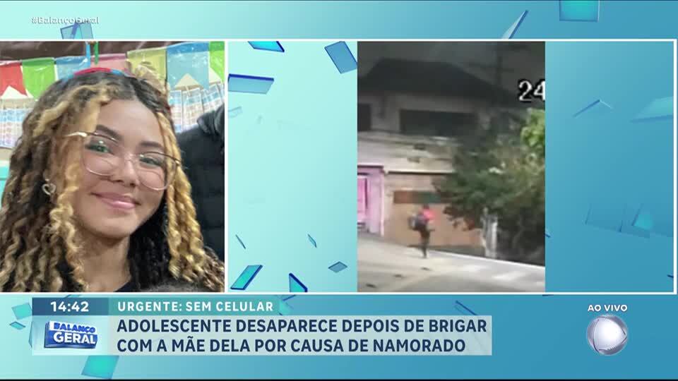 Adolescente de 15 anos desaparece após briga com a mãe em São Bernardo do Campo