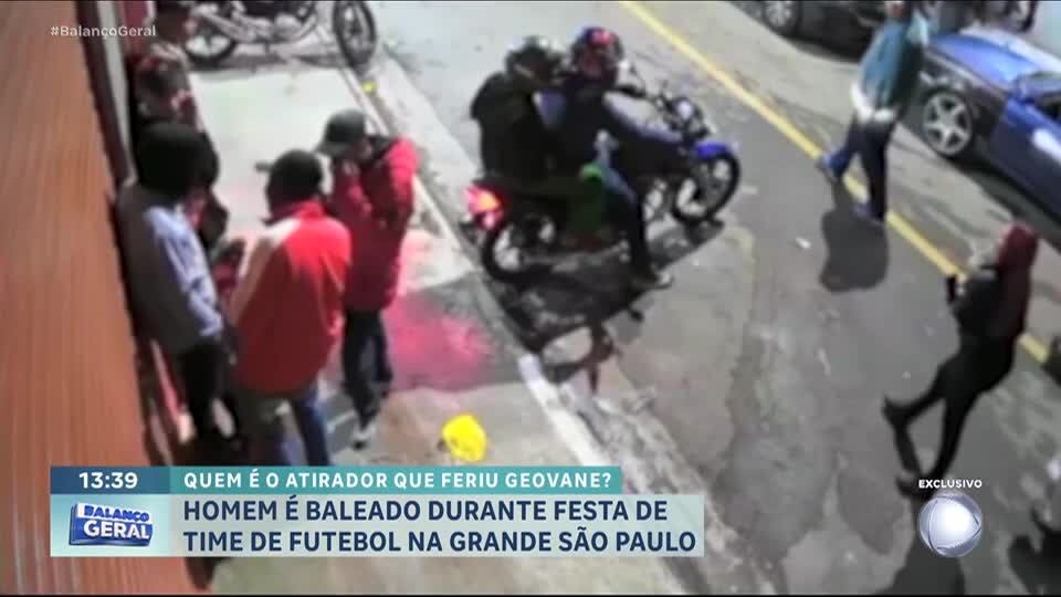 Homem é baleado durante festa de time de futebol na Grande São Paulo