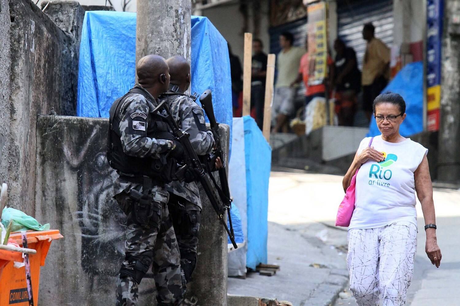 Policiamento seguia reforçado nesta terça-feira