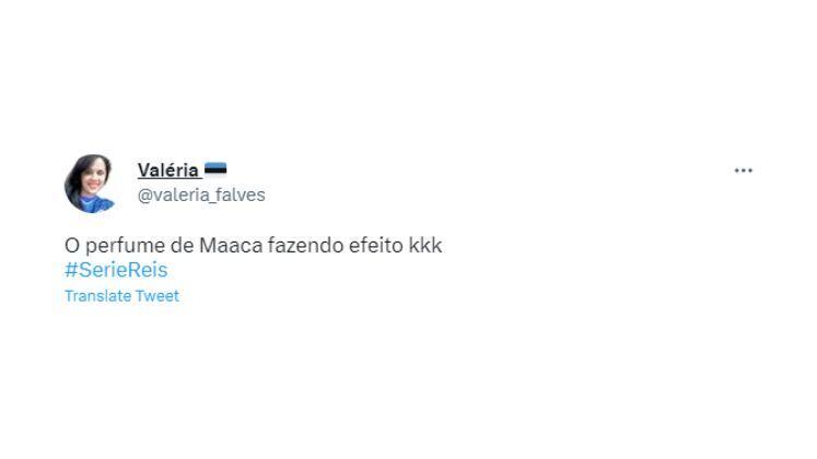 O público também lembrou que, no primeiro episódio, Maaca contou que usa um perfume para atrair o homem que deseja