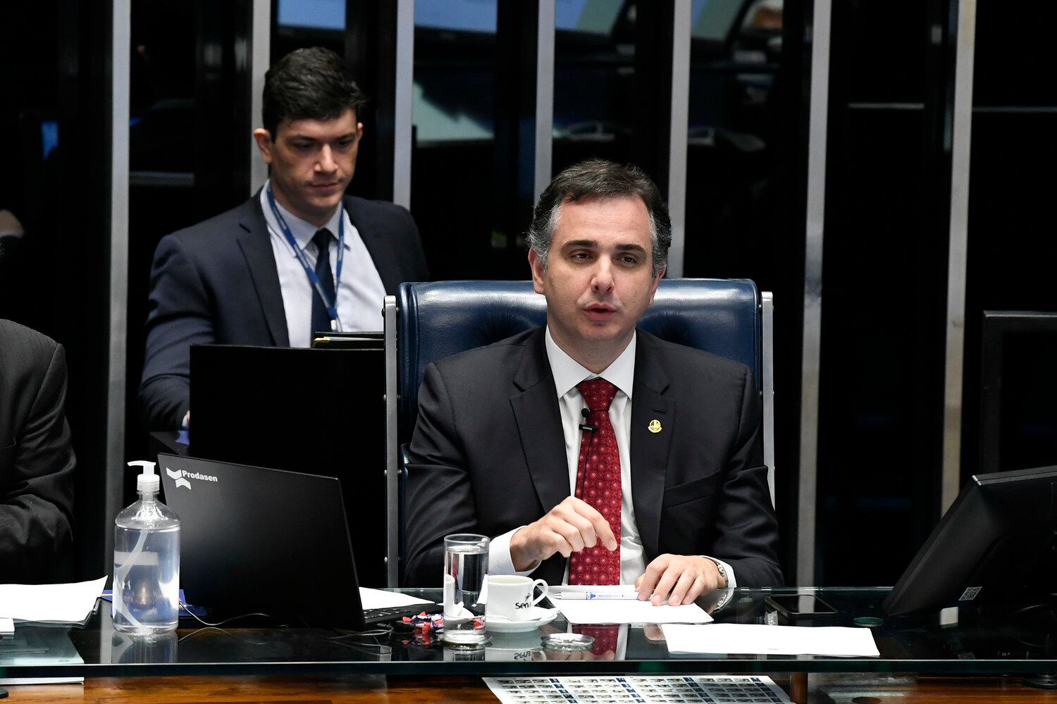 O presidente do Senado, Rodrigo Pacheco