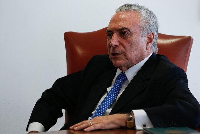 Michel Temer admitiu que usou avião de Joesley Batista