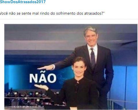 Apresentadores de TV entraram no meio das brincadeiras