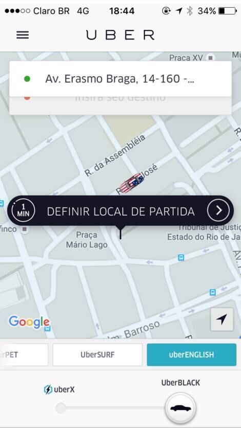 UberEnglish é diferencial do app durante o Carnaval e as Olimpíadas de 2016 no RJ