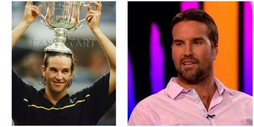 O australiano Patrick Rafter ganhou, por dois anos seguidos, o U.S. Open. Continua com a mesma carinha!