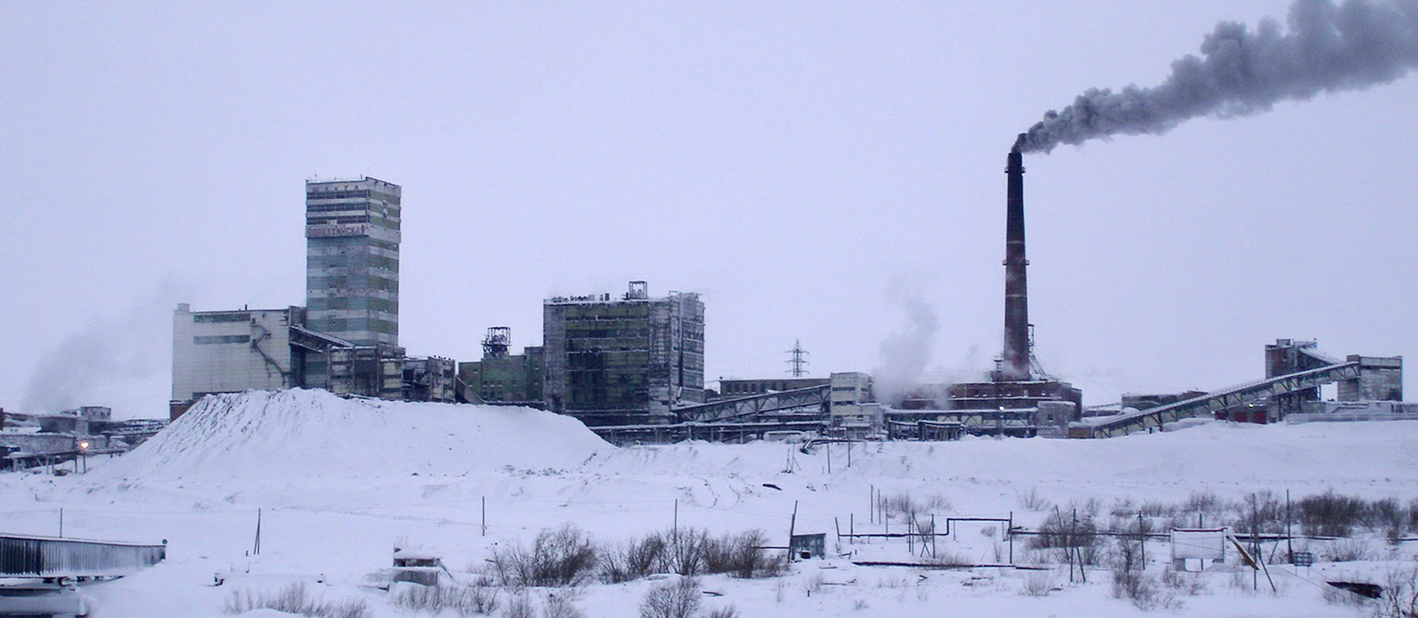A mina de carvão fica em Vorkutá, em
uma das regiões mais frias do mundo