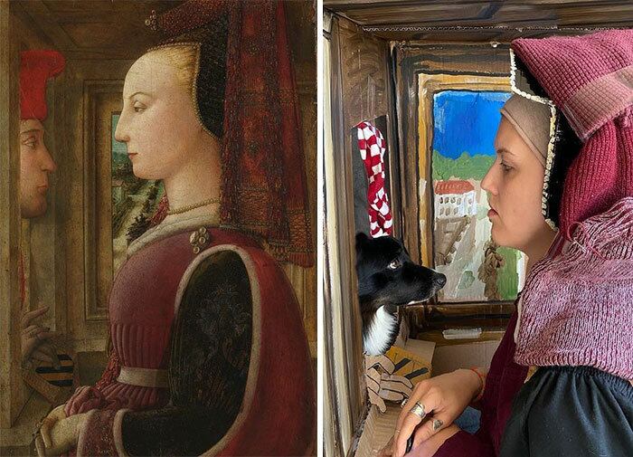 Retrato de uma mulher com um homem em um casamento
Autor: Fra Filippo Lippi
Ano: 1440