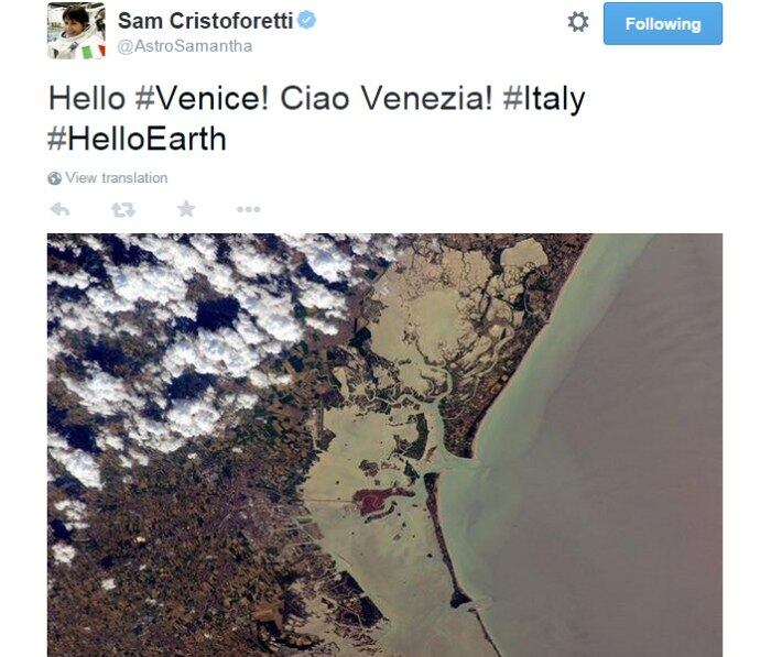 astronauta italiana Belo Horizonte