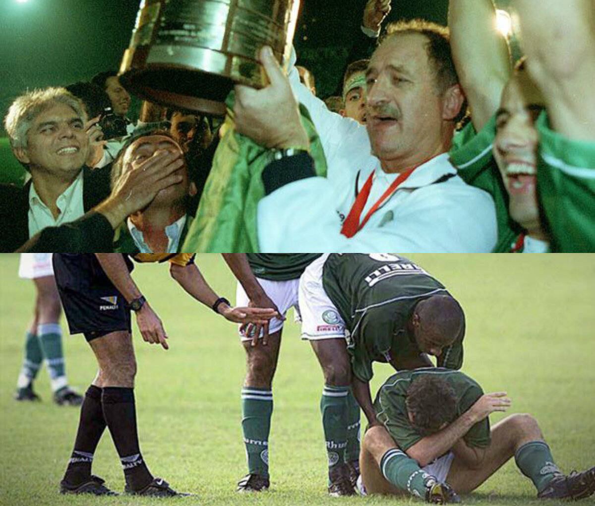A Sociedade Esportiva Palmeiras completa cem anos nesta terça-feira (26). A história alviverde é repleta de título e glórias, da qual todo palmeirense se orgulha. No entanto, também tem algumas decepções e fracassos... Relembre a seguir um pouco mais da trajetória do Verdão

Vídeo: Ronaldinho no Palmeiras? Editor de Esporte analisa sobre possível novidade do Verdão
