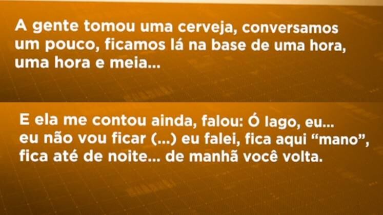 O homem negou a participação no crime e chegou a pedir para que Eliane o encontrasse pessoalmente, porém ela não foi. O cliente não apareceu na delegacia para prestar depoimento e nem atendeu as ligações da polícia