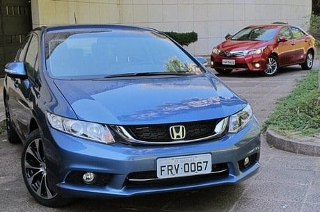 Civic tem tocada esportiva, mas novo Corolla não fica muito atrás