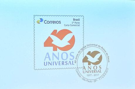 Selo comemorativo será usado por um mês na agência central dos Correios de São Paulo e depois armazenado no museu da empresa
