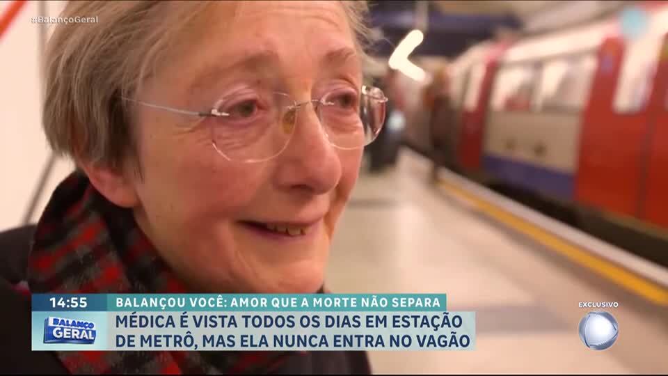 Balançou Você: Idosa vai a estação de metrô todos os dias para escutar a voz do marido falecido