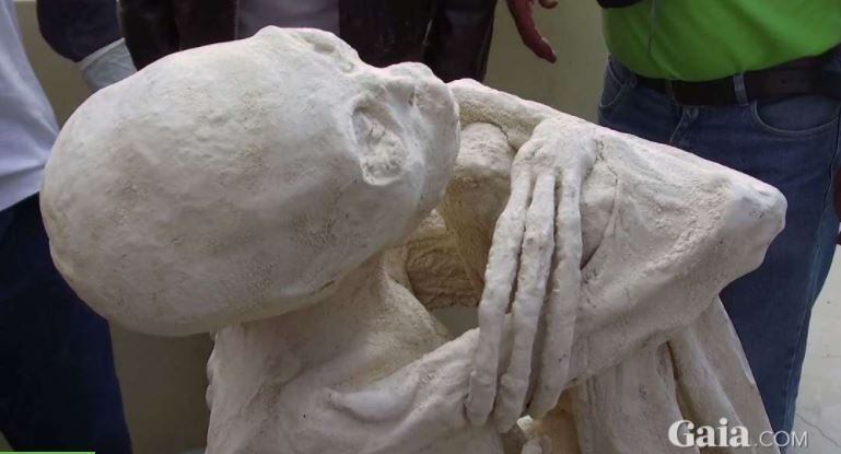 A descoberta de uma múmia alienígena deixou a internet agitada nessa semana. O corpo foi encontrado perto das linhas Nazca, no Peru, o que aumentou o mistério em torno da descoberta. No entanto, vale a pena lembrar que esse caso tem toda a pinta de uma bela cascata. A gente explica!