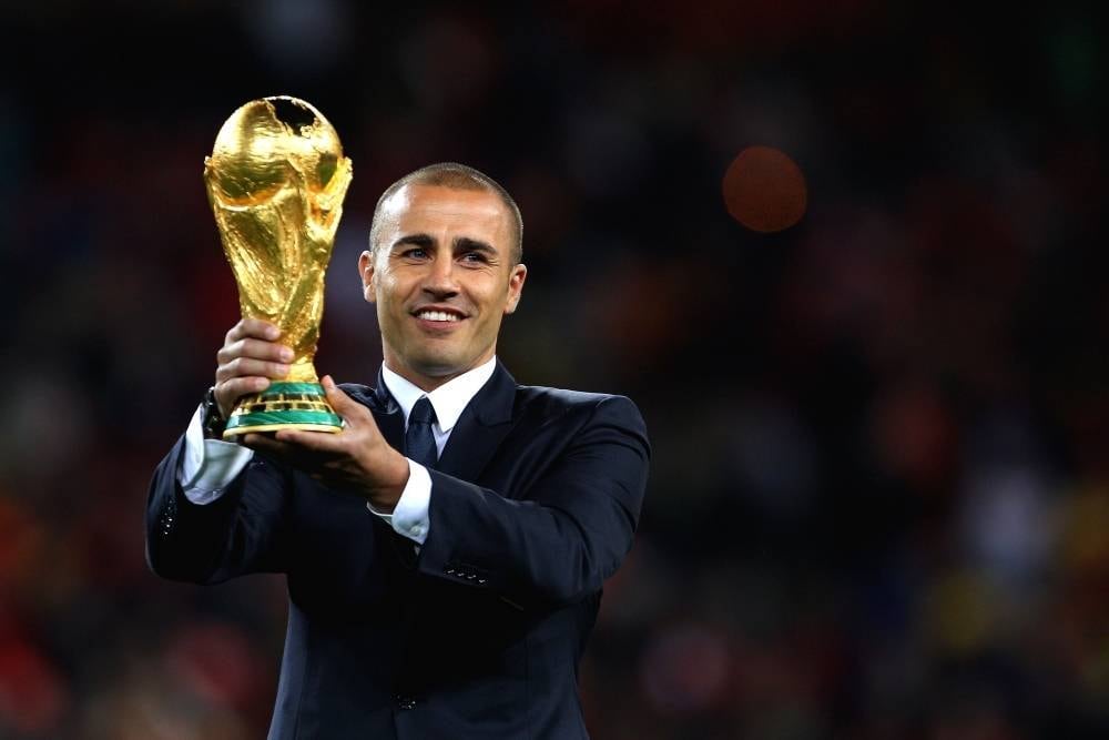 Jogador foi o capitão da Itália na conquista da Copa de 2006