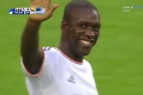 Seedorf foi uma das estrelas no jogo de veteranos
